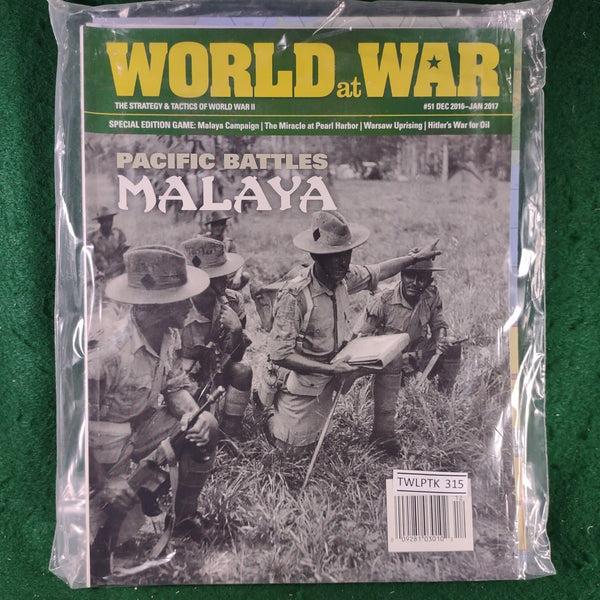 Pacific Battles: Malaya 1941 (Game + Magazine) - Decision Games - Unpunched
