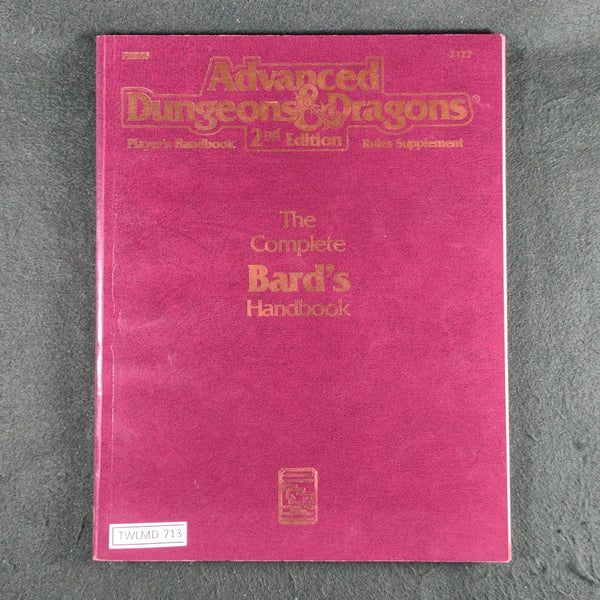 The Complete Bard's Handbook (PHBR7) - AD&D 2nd Ed. - Softcover