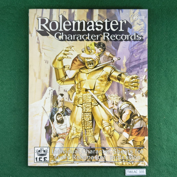 Rolemaster Character Records - Rolemaster - ICE1002 - Softcover