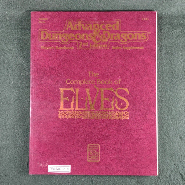 The Complete Book of Elves (PHBR8) - AD&D 2nd Ed. - Softcover