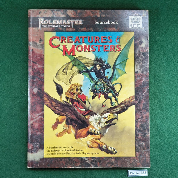 Creatures & Monsters - Rolemaster RMSS - ICE5540 - Softcover