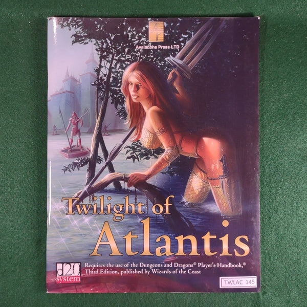 Twilight of Atlantis - d20 - Avalanche Press - Softcover