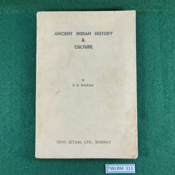 Ancient Indian History & Culture - S.R. Sharma - Softcover