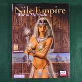 Nile Empire: War in Heliopolis - d20 / D&D 3.0/3.5 - Avalanche Press - Softcover