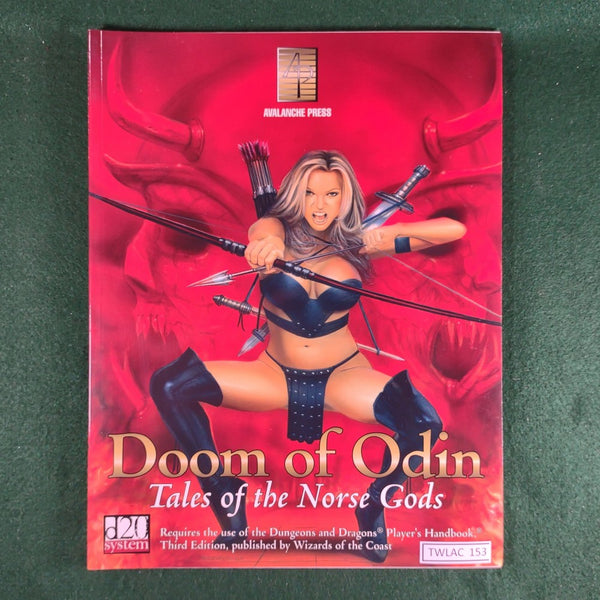 Doom of Odin: Tales of the Norse Gods - d20 - Avalanche Press - Softcover