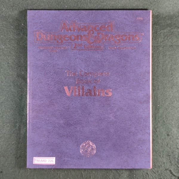 The Complete Book of Villains - AD&D 2nd Ed. (DMGR6) - Softcover