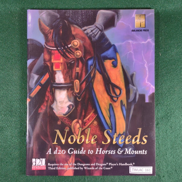 Noble Steeds - d20 - Avalanche Press - Softcover - Excellent