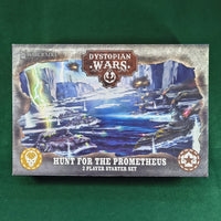 Hunt for the Prometheus: 2 Player Starter Set - Dystopian Wars - Warcradle Studios - Painted