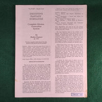 Designing Fantasy Scenarios - Better Games - Softcover