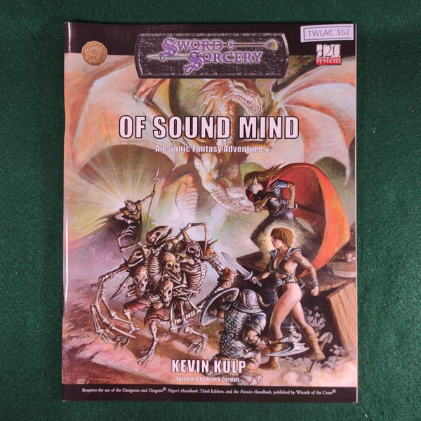 Of Sound Mind - Sword & Sorcery - d20 - Softcover - Very Good