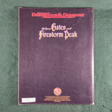 The Gates of Firestorm Peak - AD&D 2nd Ed. - Softcover - NO MAPS