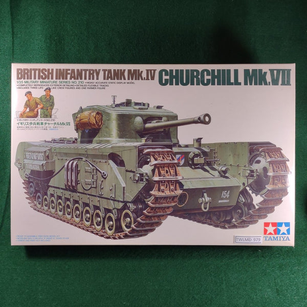 British Infantry Tank Mk.IV, Churchill Mk.VII - 1/35 - Tamiya 35210 - Very Good