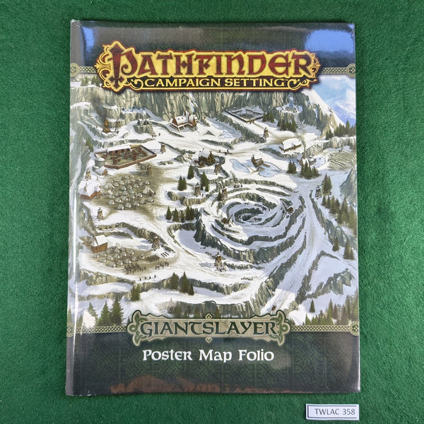 Giantslayer Poster Map Folio - Pathfinder - PZO9282 - Paizo - In Shrinkwrap
