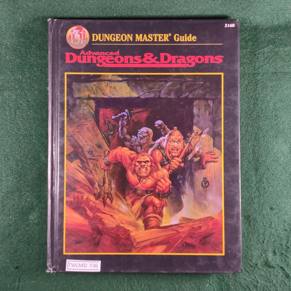 Dungeon Master Guide Revised 1995 - AD&D 2nd Ed. - Hardcover - light water damage
