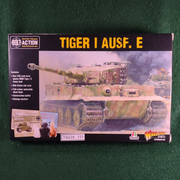 Bolt Action: Tiger I AUSF. E - Warlord Games - 1/56 scale - Excellent