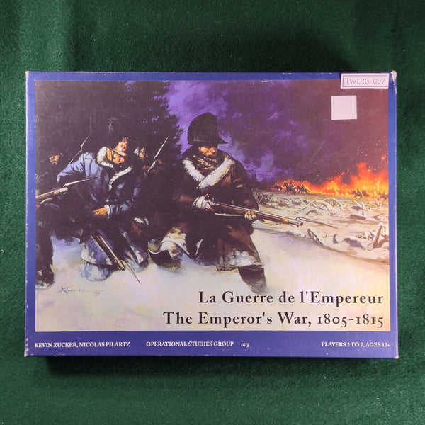 La Guerre de l'Empereur: The Emperor's War, 1805-1815 - Operational Studies Group - Good