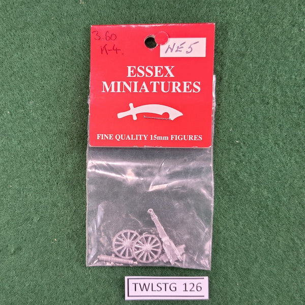 British 6lb Cannon - NE5 - Essex Miniatures - 15mm