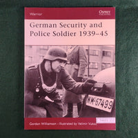 German Security and Police Soldier, 1939-45 - Warrior 61 - Osprey - Softcover - Very Good