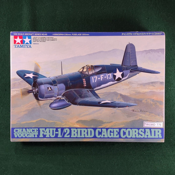 Chance Vought F4U-1/2 Bird Cage Corsair - 1/48 - Tamiya 61046 - Very Good