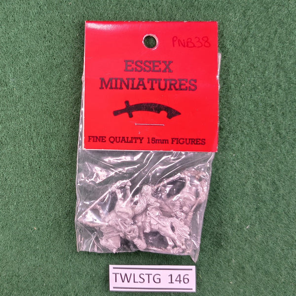 British Cavalry: Scots Greys Officer, Standard Bearer and Trumpeter - PNB38 - Essex Miniatures - 15mm