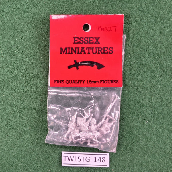 British Infantry 1800-1813: Command: Officer, Standard Bearer and Drummer - PNB27 - Essex Miniatures - 15mm