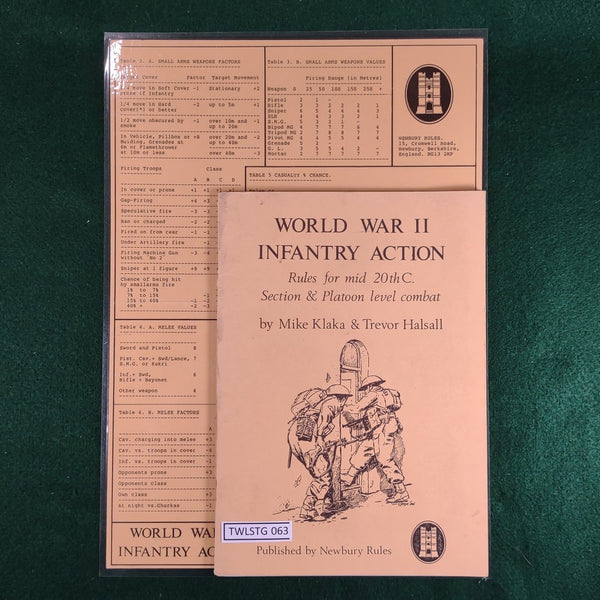 World War II Infantry Action - Newbury Rules - Softcover