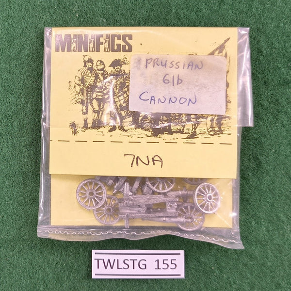 Prussian 6lb Cannon - 7NA - Minifigs - 15mm