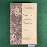 Sources of Japanese Tradition, Vol. 1 - Wm. Theodore de Bary (Ed.) - Softcover