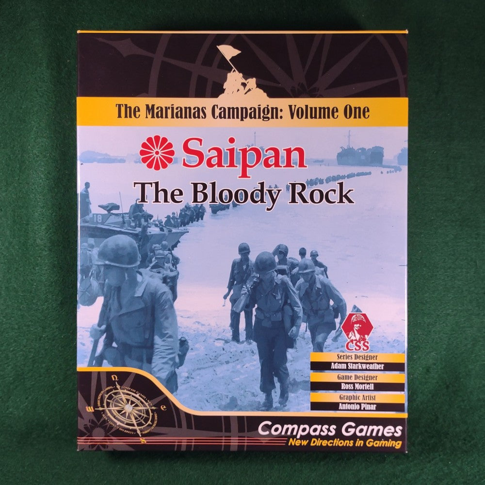 Saipan The Bloody Rock Compass Games Excellent unpunched The War Library