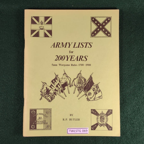 Army Lists for 200 Years - Tabletop Games - Softcover