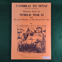 Cambrai to Sinai (2nd Ed.) - Newbury Rules - Softcover