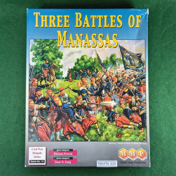 Three Battles of Manassas - Civil War Brigade Series #14 - MMP - Unpunched