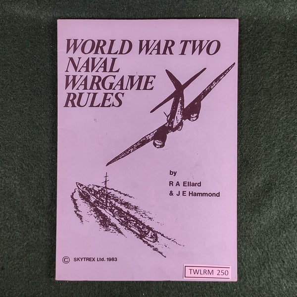 World War Two Naval Wargame Rules - Skytrex - Softcover - Good