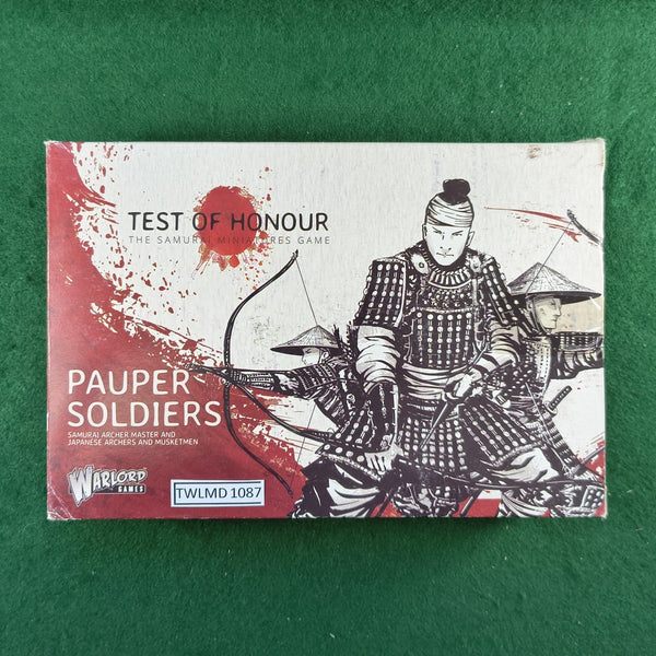 Pauper Soldiers - Test of Honour (1st Ed.) - Warlord Games (DAMAGED BOX)