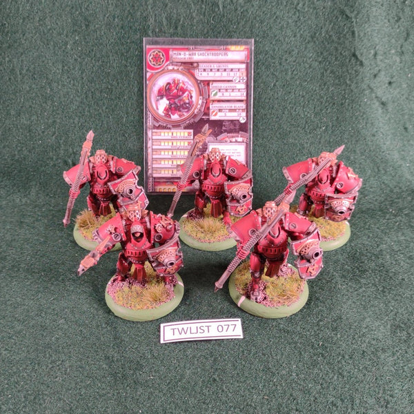 Man-O-War Shock Troopers - Warmachine - Privateer Press - Painted