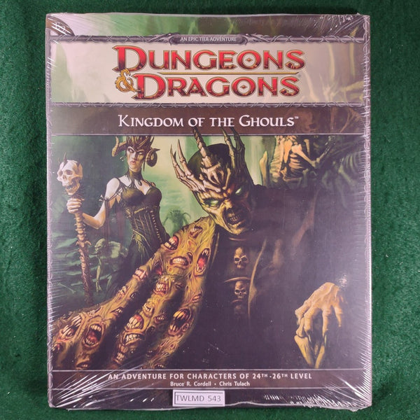 Kingdom of the Ghouls - Dungeons & Dragons 4th Edition - In Shrinkwrap