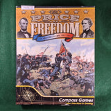 The Price of Freedom: The American Civil War 1861-1865 - Compass Games - Very Good (Damaged Box)