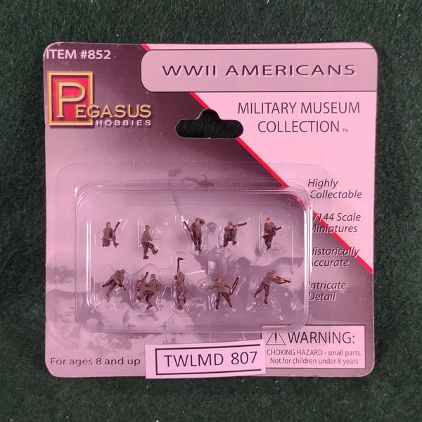 WWII Americans - Military Museum Collection - 1/144 - Pegasus Hobbies #852 - Very Good