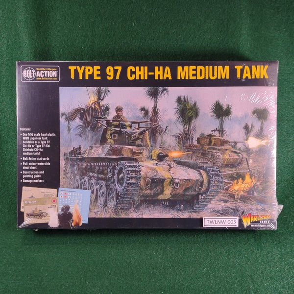 Type 97 Chi-Ha Medium Tank - Bolt Action - Warlord - In Shrinkwrap