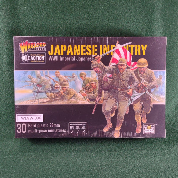 Japanese Infantry Squad - Bolt Action - Warlord - In Shrinkwrap