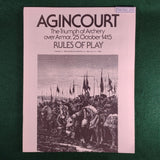 Agincourt: The Triumph of Archery over Armor - SPI - NO BOX
