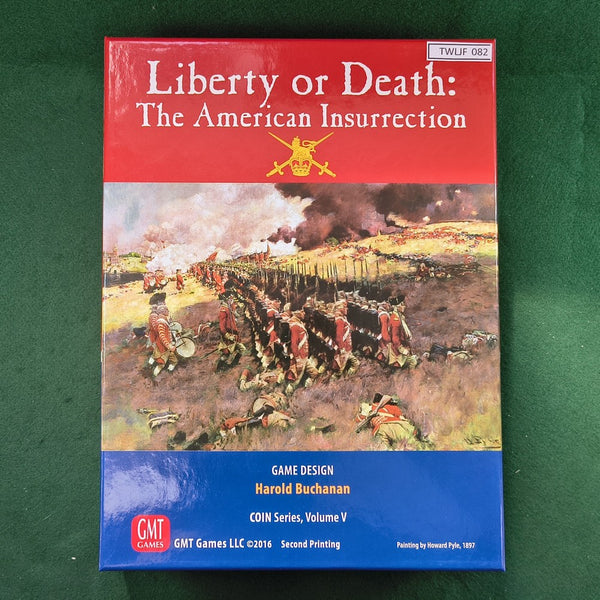 Liberty of Death: The American Insurrection (2nd Printing) - GMT Games - Very Good