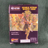 Japanese Veteran Infantry Squad - Bolt Action - Warlord - Very Good (DAMAGED BOX)