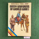 Army Uniforms of World War I - Blandford Colour Series - Mollo / Turner - Softcover