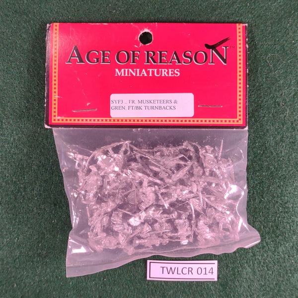 SYW Musketeers & Grenadiers Front & Back Turnbacks - 15mm - SYF03 - Old Glory