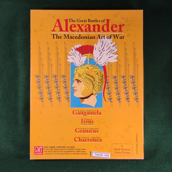 The Great Battles of Alexander - GMT - Unpunched