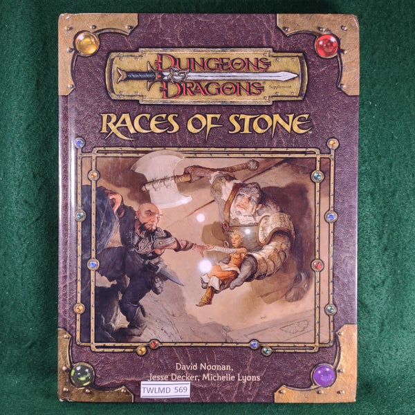 Races of Stone - Dungeons and Dragons 3rd Edition - Hardcover - Good