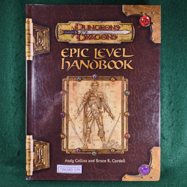 Epic Level Handbook - Dungeons and Dragons 3rd Edition - Hardcover - Very Good