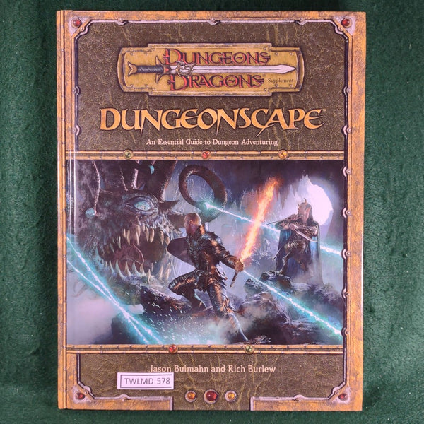 Dungeonscape: An Essential Guide to Dungeon Adventuring - Dungeons and Dragons 3rd Edition - Hardcover - Excellent