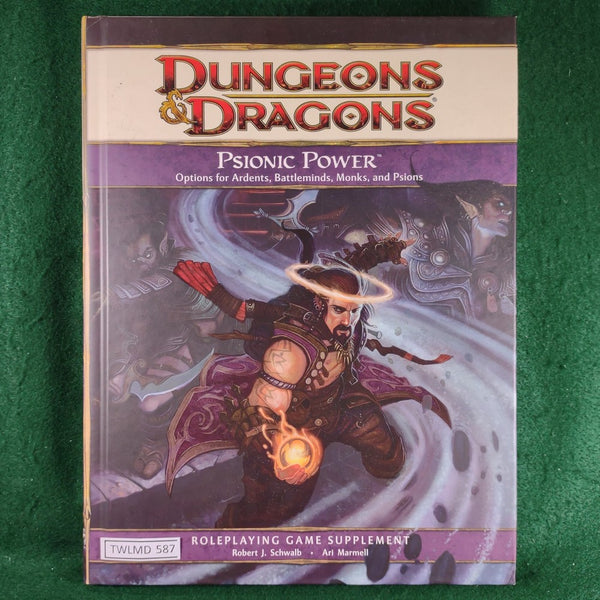 Psionic Power - Dungeons & Dragons 4th Edition - Hardcover - Very Good